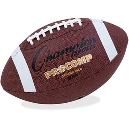 Champion Sports Official Size Pro Composition Football CSICF100